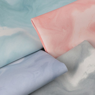 1.0mm Digitaal drukwerk Marmer PVC Fake Leer Gepoetste bodem voor handtas Cosmetische tas Gebruik