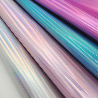 Laser spiegel PU leer en valse leer waterdicht hellend reflecterend zilver