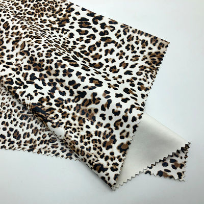Versatile zachte PU synthetisch leer Leopard Print Elastische bodem