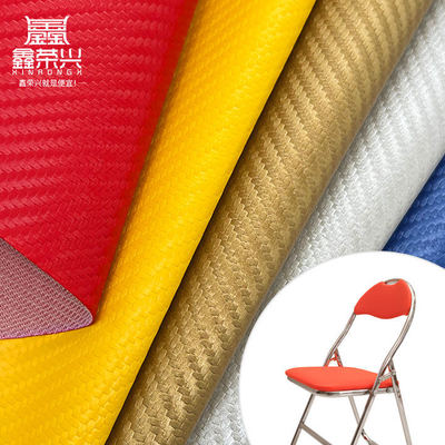 Heldergekleurde kunstleer met imitatie koolstofvezelnerf PVC kunstleer Schoenen Kussen Auto Interieur Decoratieve Stof