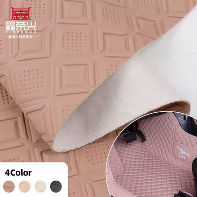 PVC Diamant Geperforeerd Reliëf Kunstmatig Synthetisch Leer voor Auto Voet Auto Stoelen Sofa Decoratie Tas Kunstleer Stof