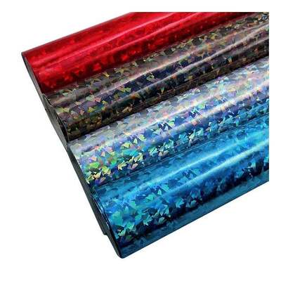 PU Holographic Mirror Synthetic Leather for Shoes Vanity Case Bag Notebook Faux Leather Fabric