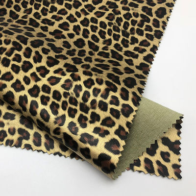 Leopard Print Garment PU leer waterdicht 0,6 mm Dikte Op maat
