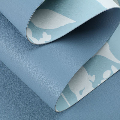 Bloem gedrukte handtas PU leer 1,5 mm dik dubbelzijdig nepleer