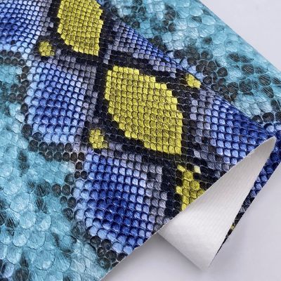 Snake Pattern Handtas PU Lederdruk Imitatie Katoen Velvet