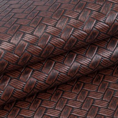 0.6mm Geprikkeld Verpakkingsmateriaal Lederij Fals Gebreide PVC Lederij Big Mat Weave
