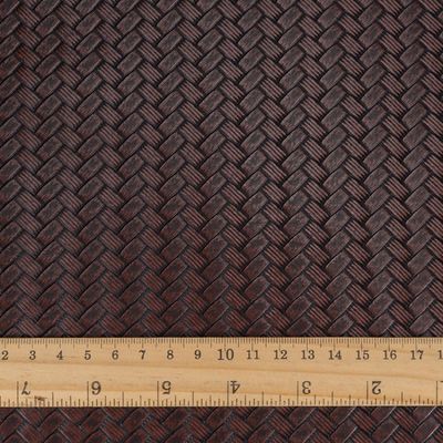 0.6mm Geprikkeld Verpakkingsmateriaal Lederij Fals Gebreide PVC Lederij Big Mat Weave