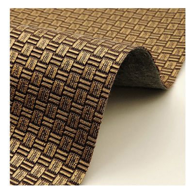 Verpakkingszak Vervalste leerprojecten PVC gebreide antieke messing weefsel