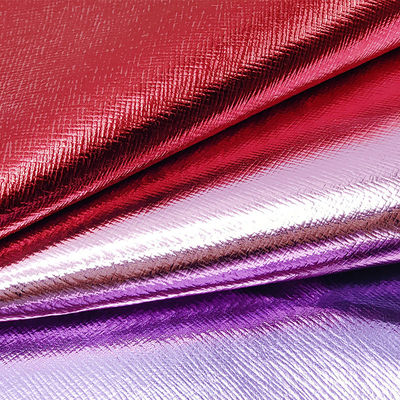 Dozen Verpakkingsleer Saffiano Cross PVC Metalen Film Fals Leer Projecten