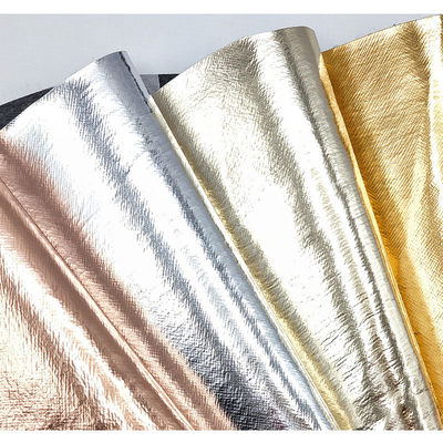 Dozen Verpakkingsleer Saffiano Cross PVC Metalen Film Fals Leer Projecten