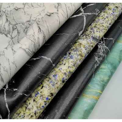 0.7mm waterdicht PU synthetisch leer Fux Matte Marmer Patroon