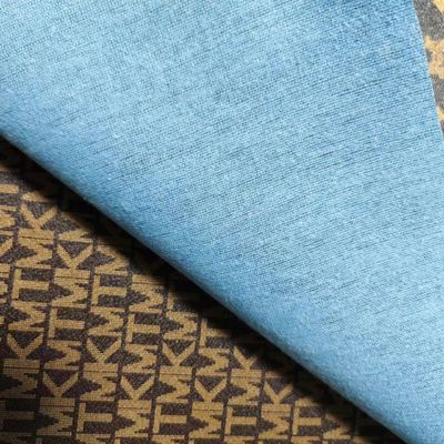 Vintage letter gedrukt PVC leer voor tassen zachte borstel bodem Eco-vriendelijk