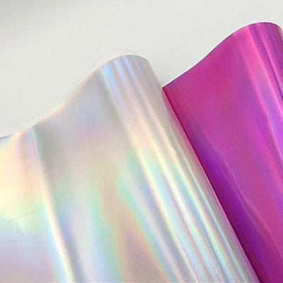 Laser spiegel PU leer en valse leer waterdicht hellend reflecterend zilver