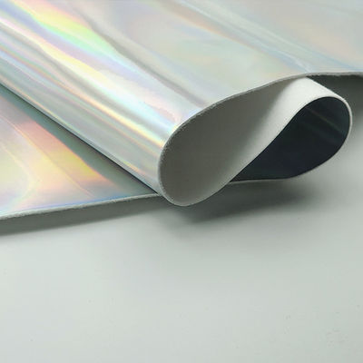 Laser spiegel PU leer en valse leer waterdicht hellend reflecterend zilver