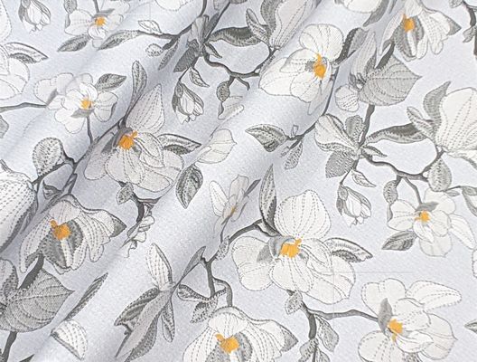 0.8mm Printed Flower Brushed Base PVC Leer Voor Handtas Verpakkingsdoos Telefoongas Decoratie Gebruik