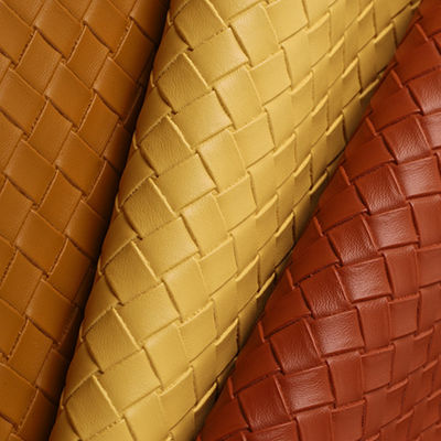 Soft en duurzaam geïmprimeerd geweven handtas PVC faux lederen stof