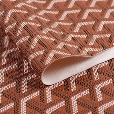Geïmiteerde Goyard-stijl PVC-leer geborstelde basis voor handtassen Verpakkingsdoos Telefoonhoes Decoratie Gebruik