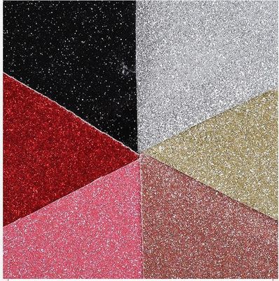 Waterdicht Glitter PU leerpoederfilm Glitter kunstleer op maat