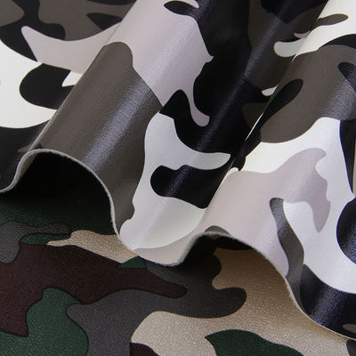 Versatile camouflage nep lederen handtas PU imitatie leer katoenen fluweel