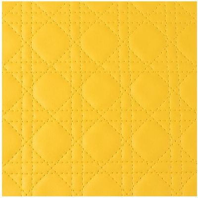 Waterdicht kunstmatig pvc-leer voor zakken geborduurd plaid geweven patroon