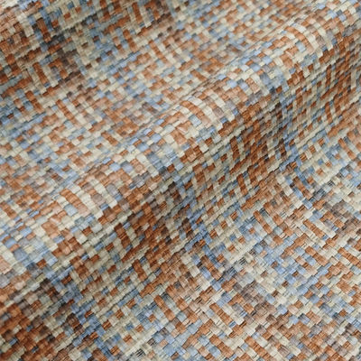 0.8mm PVC-leer voor tassen Gedrukt regenboog geweven nepleerstof