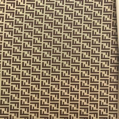 Afgedrukt dubbele F-letter PVC valse lederen tassen Portemonnee telefoonkoffer pakket cadeaubon lederen stof