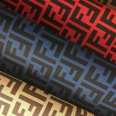 Afgedrukt dubbele F-letter PVC valse lederen tassen Portemonnee telefoonkoffer pakket cadeaubon lederen stof