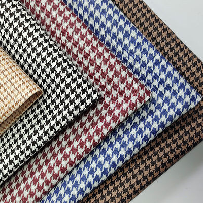 Klassieke Houndstooth Fake Lederen Stoffenzakken PVC Geprinte Lederen