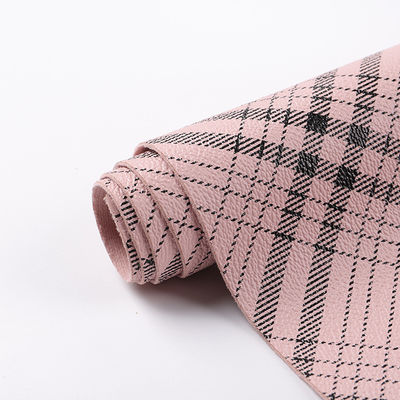 Tassen Plaid gestreepte gedrukte PVC faux leerstof kunstmatig krasbestendige