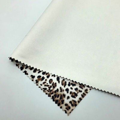 Versatile zachte PU synthetisch leer Leopard Print Elastische bodem