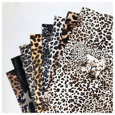 Versatile zachte PU synthetisch leer Leopard Print Elastische bodem