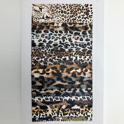 Versatile zachte PU synthetisch leer Leopard Print Elastische bodem