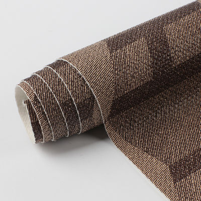 PVC kunstleerstof Retro gedrukt handtas Echt imitatie leer