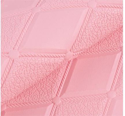 Versatile PVC zak leer diamant plaid zacht faux leer stof decoratief