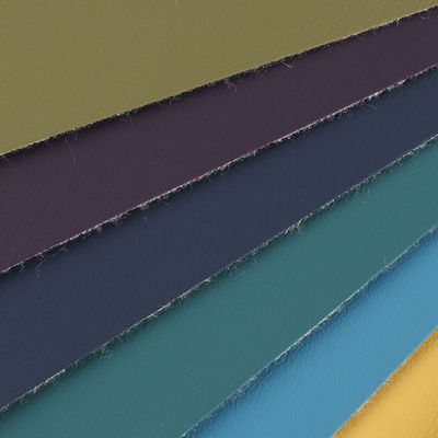 0.8 mm Dikte Fijn gegraind geborsteld PVC-leer met een stofondersteuning voor meubels