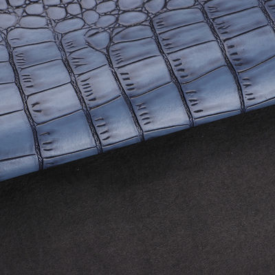 Gedrukt microvezelleer voor schoenen 1,2 mm elegantie krokodilpatroon leer