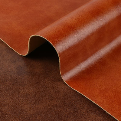 Oliewas Gedrukt PU Schoenen Huid Fals Geborstelde Textuur Eco-vriendelijk