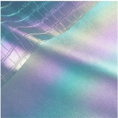 Kleurrijke geverfde krokodil PVC valse kunstmatige lederzak lederstofmateriaal