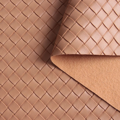 Soft en duurzaam geïmprimeerd geweven handtas PVC faux lederen stof