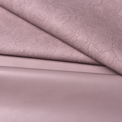 3D Retro Floral Embossed PVC Leer Voor Handtas Verpakkingsdoos Decoratief Stof Placemat Fake Leer