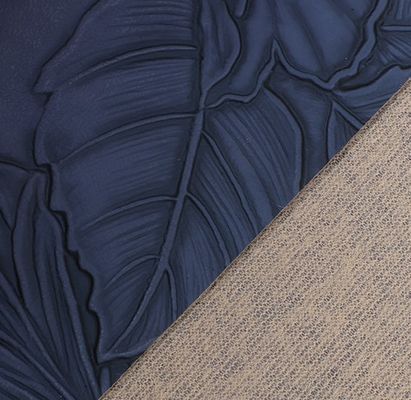 3D Retro Floral Embossed PVC Leer Gepoetste bodem Voor Handtas Verpakkingsdoos Decoratief Stof Placemat Fake Leer