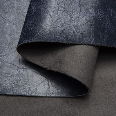 Soft Handfeel 1.5-2.5mm Suede Backing Oil Wax Crazy Horse Leather PVC kunstleer voor sofa zitzak