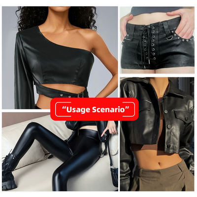 PVC lamshuid Graan Faux Leer Stretch Blackout Waterdicht