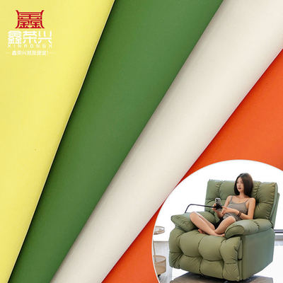 Super rekbaar PVC synthetisch leer, effen generfd, vuilafstotend