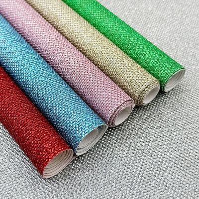 Bliksem Grof Glitter PVC Synthetisch Lederen Schoenvoering voor Sieraden Ambacht Bagage Tas Verpakking Kunstleer Materiaal Sofa