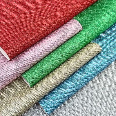 Bliksem Grof Glitter PVC Synthetisch Lederen Schoenvoering voor Sieraden Ambacht Bagage Tas Verpakking Kunstleer Materiaal Sofa