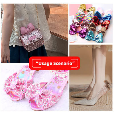 Groffe glitter PVC synthetisch leer voor schoenen, sieraden, ambacht, bagage, tassen, verpakkingsdozen, kunstleer materiaal