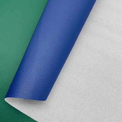 PVC synthetisch kunstleer geïmprimeerd Litchi graan ontwerp voor meubels bank decoratieve ambachtelijke tas auto kussen