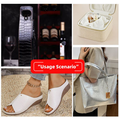 PVC synthetisch leder telefoonhoesje Meubel ambacht Glanzend glanzend Gekleurde stijl met strekkende functie Waterdichte bekleding voor sofa