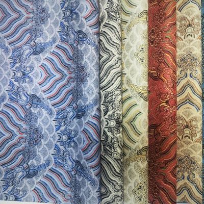 Synthetische PVC Macrame Printed Faux Leather Fabric Film Style voor Tas Notebook Phone Shell Decoratief & Craft Gebruik voor Sofa Well